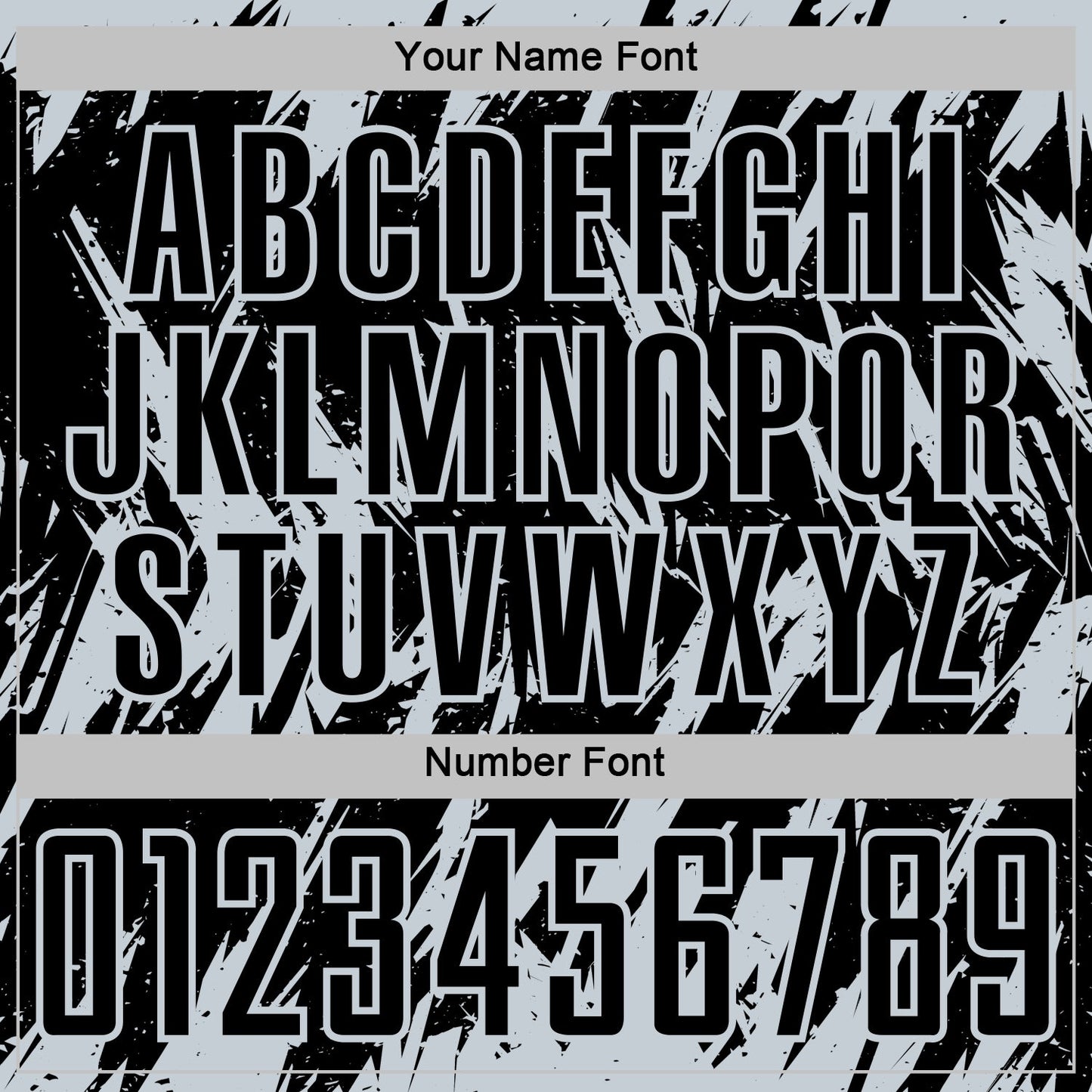 Custom Black-Silver Splatter Torn Sharp Brush Stroke Sublimation Soccer Uniform Jersey view 6
