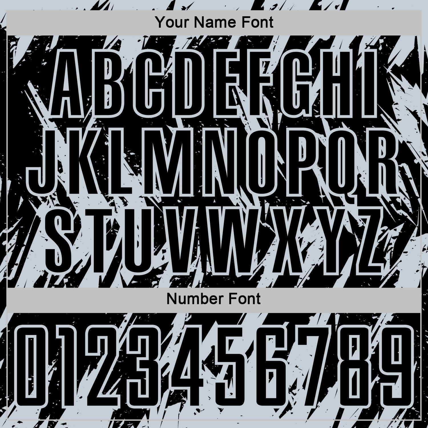 Custom Black-Silver Splatter Torn Sharp Brush Stroke Sublimation Soccer Uniform Jersey view 6