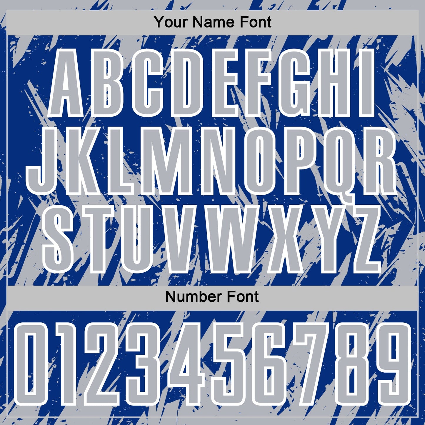 Custom Royal Gray-White Splatter Torn Sharp Brush Stroke Sublimation Soccer Uniform Jersey view 6