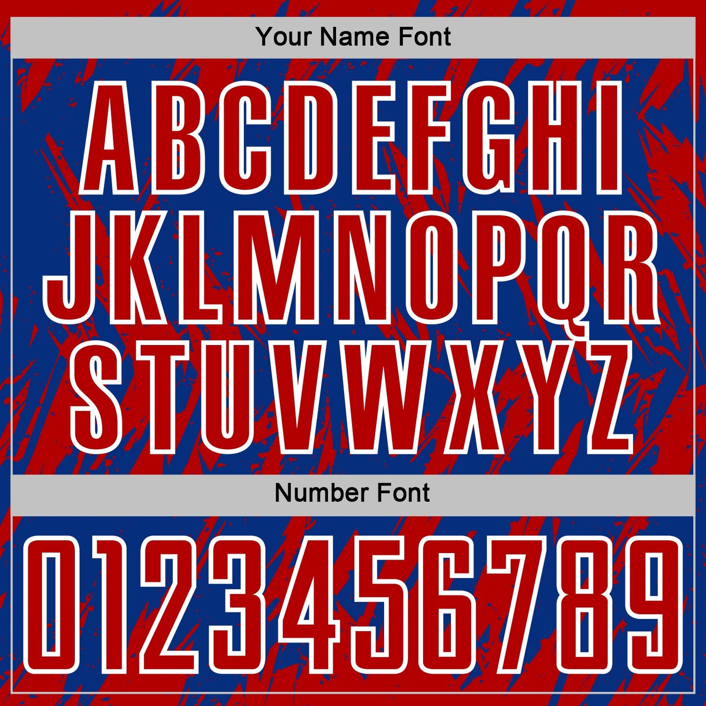 Custom Royal Red-White Splatter Torn Sharp Brush Stroke Sublimation Soccer Uniform Jersey view 6