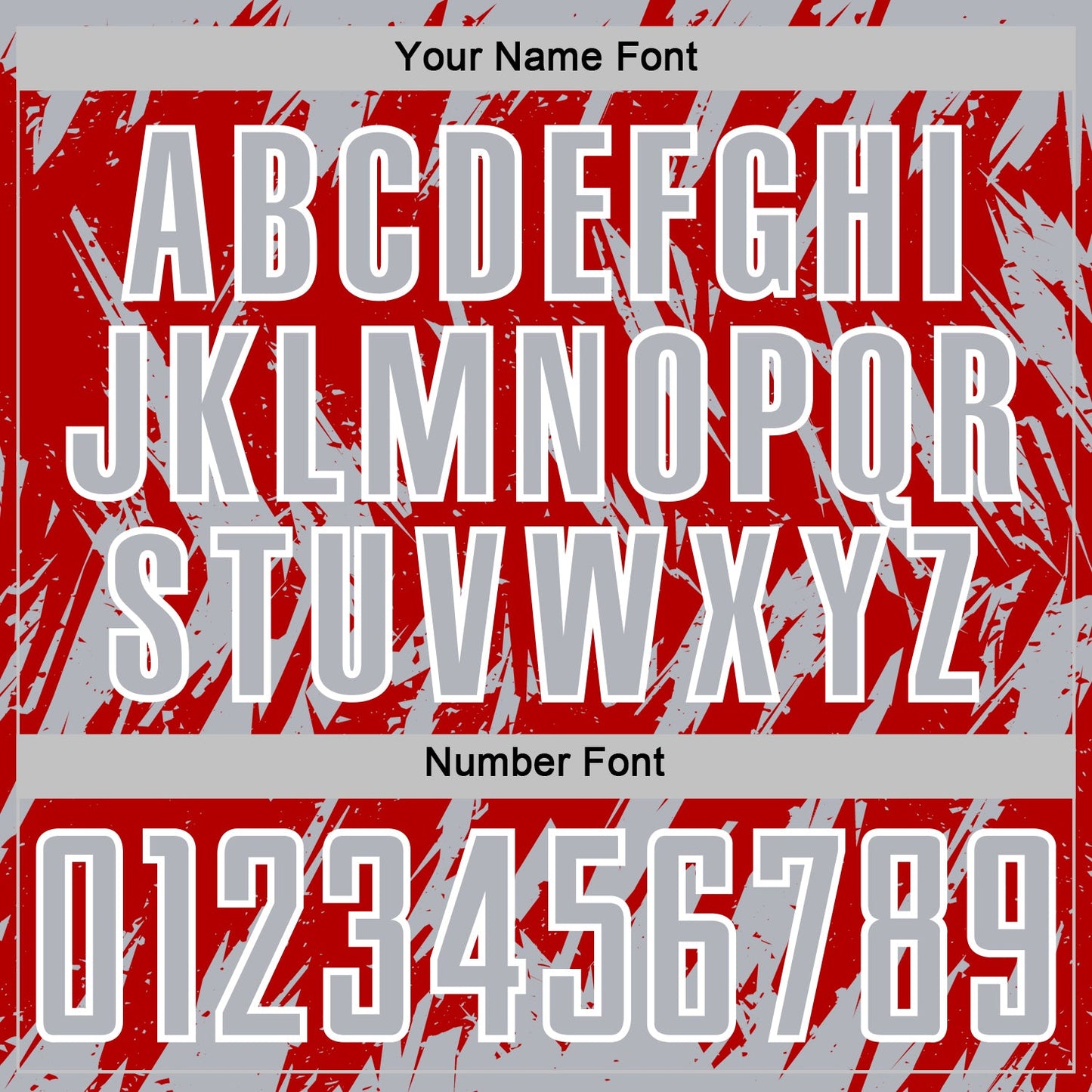 Custom Red Gray-White Splatter Torn Sharp Brush Stroke Sublimation Soccer Uniform Jersey view 6