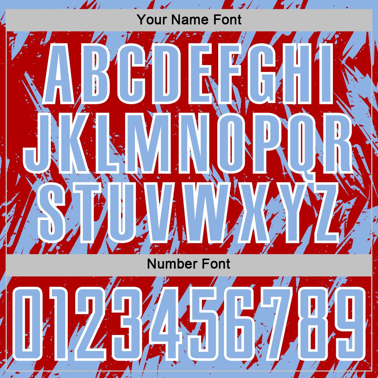 Custom Red Light Blue-White Splatter Torn Sharp Brush Stroke Sublimation Soccer Uniform Jersey view 6