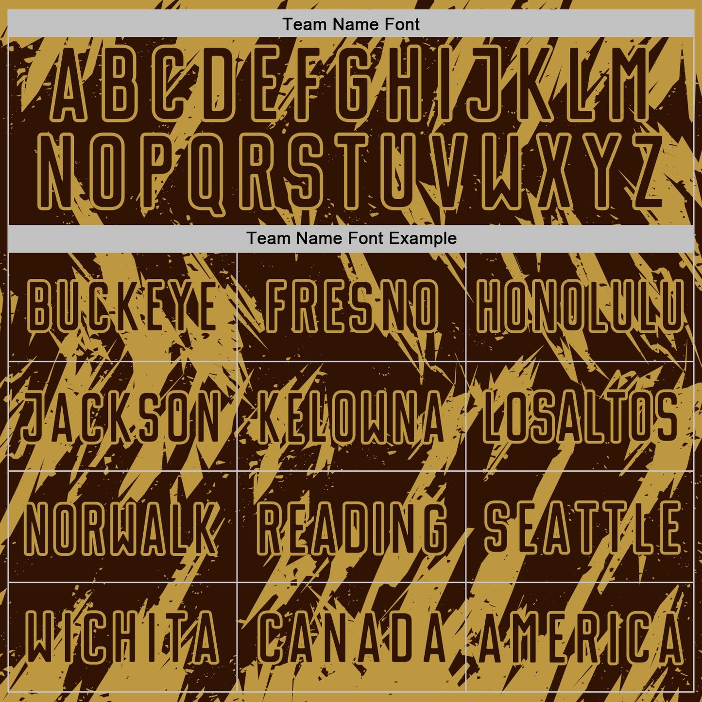 Custom Brown-Old Gold Splatter Torn Sharp Brush Stroke Sublimation Soccer Uniform Jersey view 5