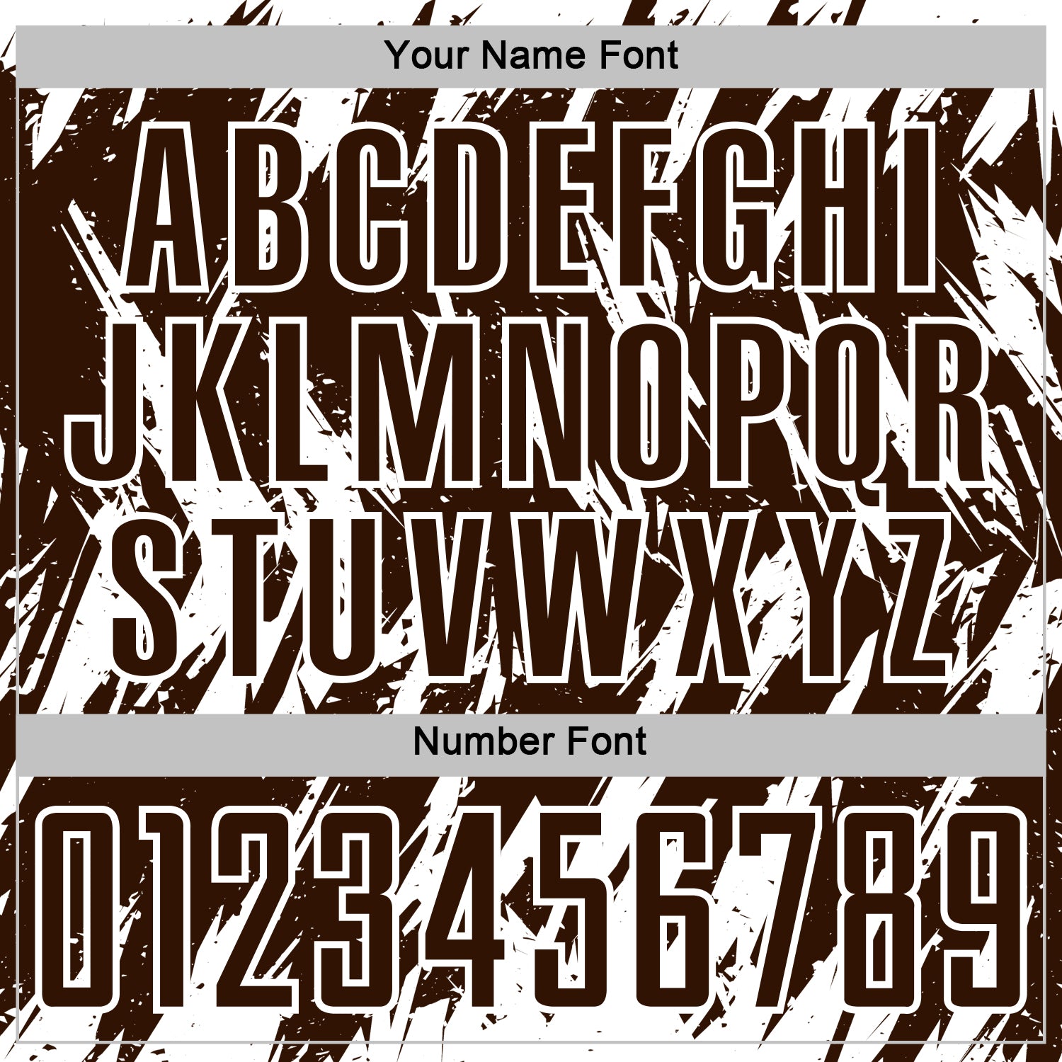 Custom Brown-White Splatter Torn Sharp Brush Stroke Sublimation Soccer Uniform Jersey view 6