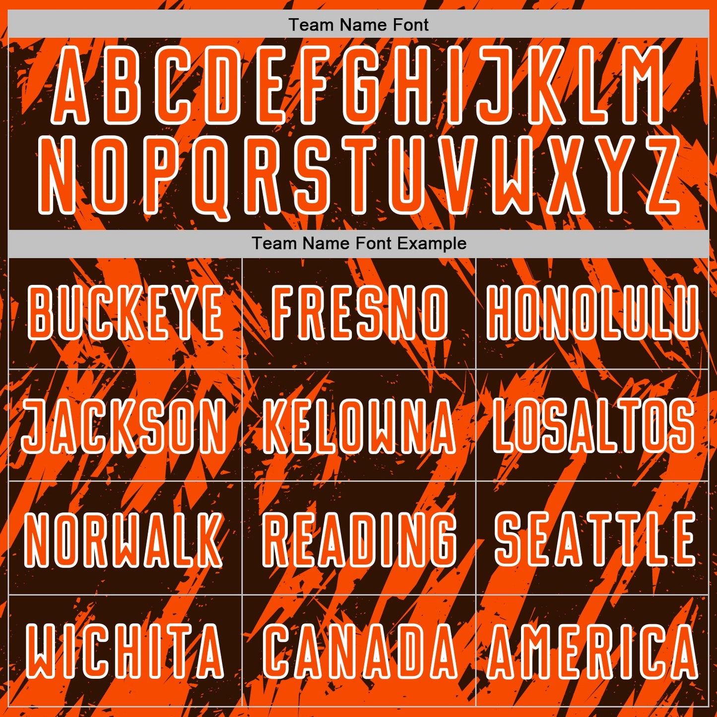 Custom Brown Orange-White Splatter Torn Sharp Brush Stroke Sublimation Soccer Uniform Jersey view 5
