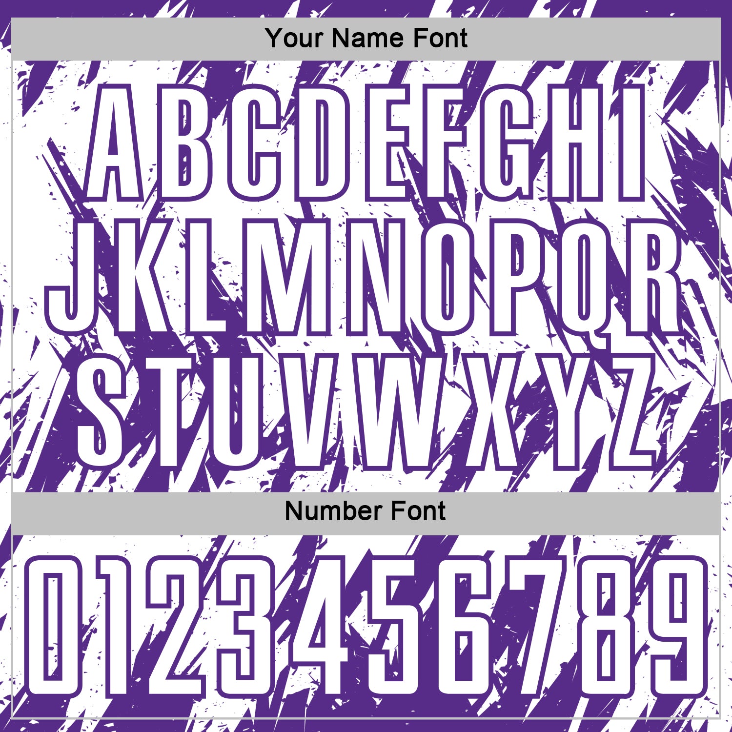Custom White-Purple Splatter Torn Sharp Brush Stroke Sublimation Soccer Uniform Jersey view 6