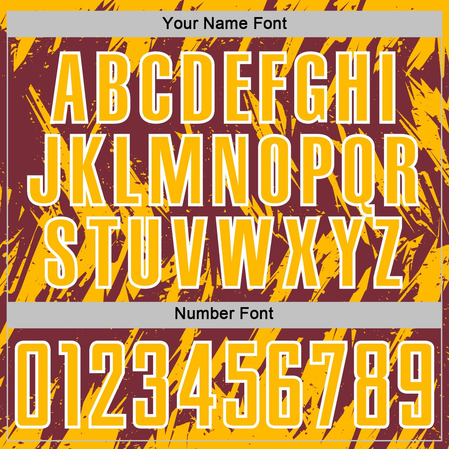 Custom Burgundy Gold-White Splatter Torn Sharp Brush Stroke Sublimation Soccer Uniform Jersey view 6