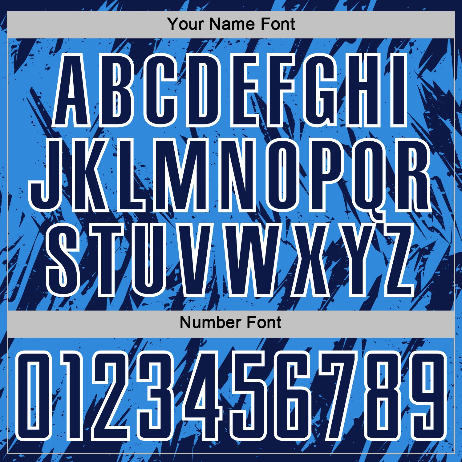 Custom Powder Blue Navy-White Splatter Torn Sharp Brush Stroke Sublimation Soccer Uniform Jersey view 6