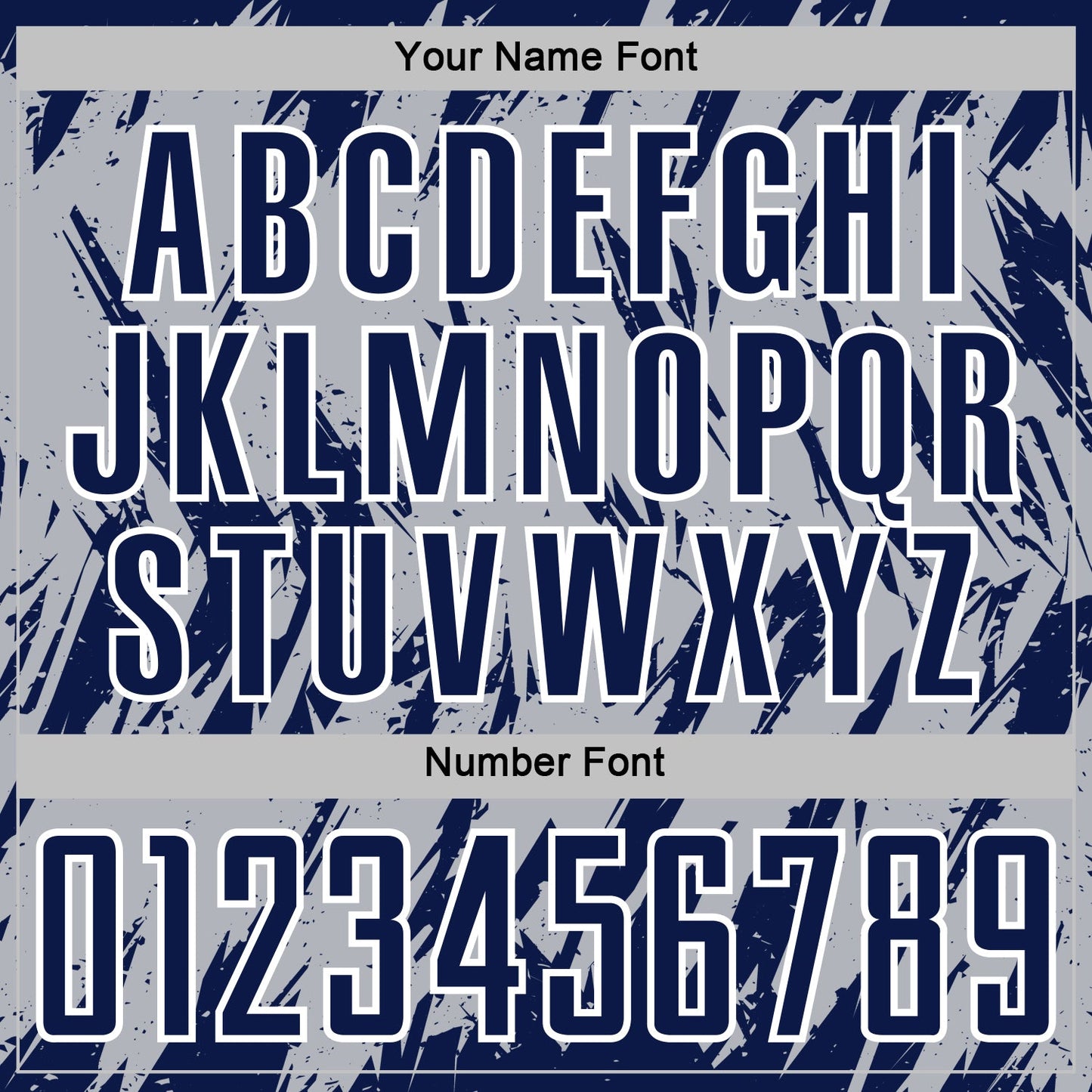 Custom Gray Navy-White Splatter Torn Sharp Brush Stroke Sublimation Soccer Uniform Jersey view 6