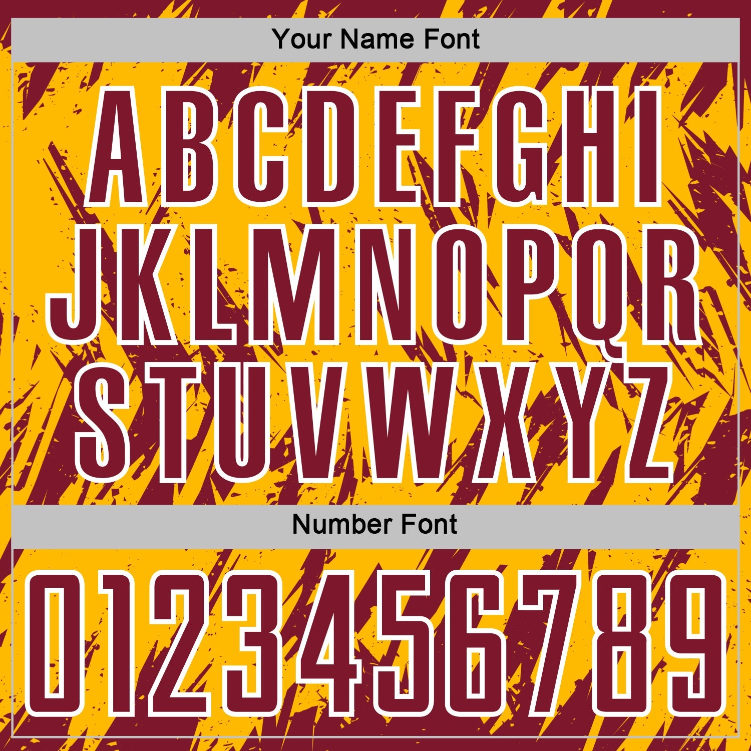 Custom Gold Crimson-White Splatter Torn Sharp Brush Stroke Sublimation Soccer Uniform Jersey view 6