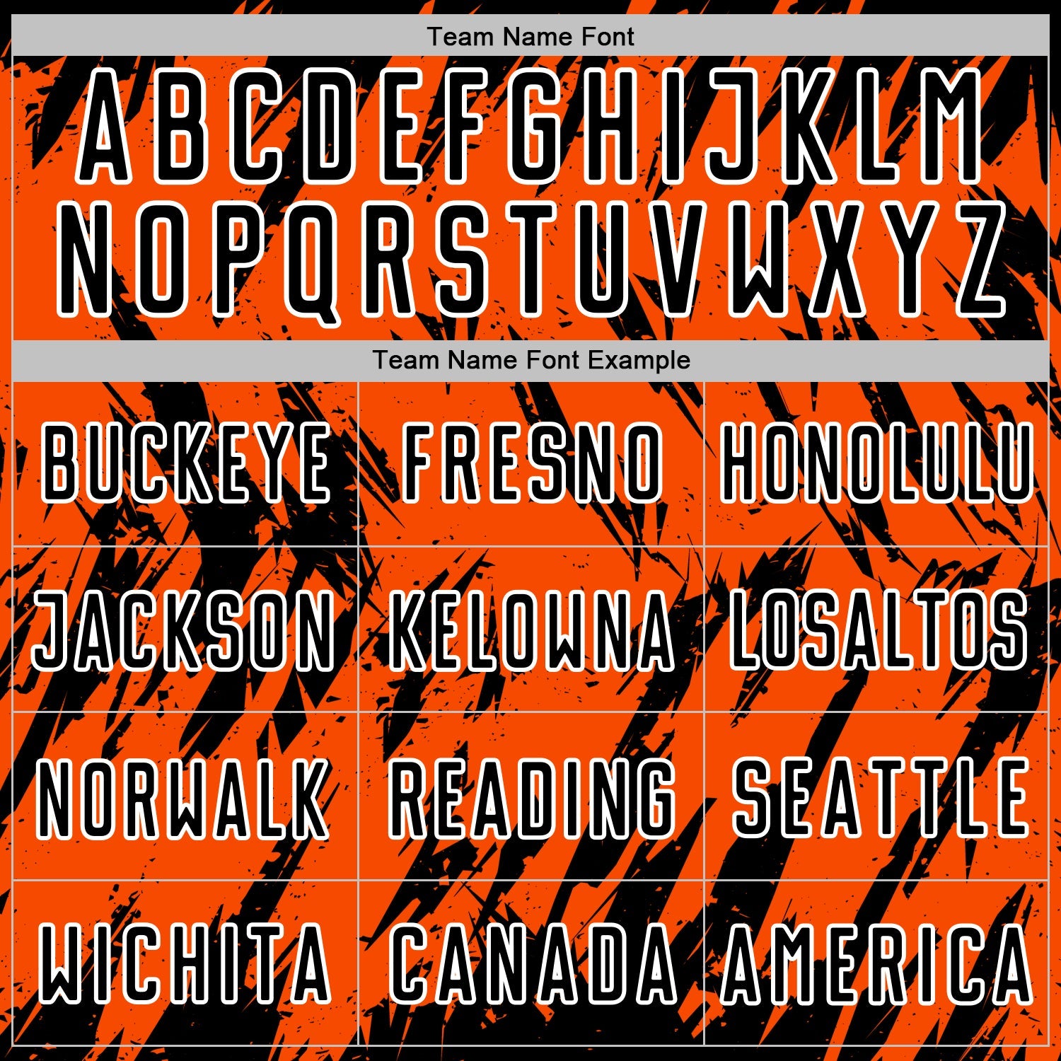 Custom Orange Black-White Splatter Torn Sharp Brush Stroke Sublimation Soccer Uniform Jersey view 5