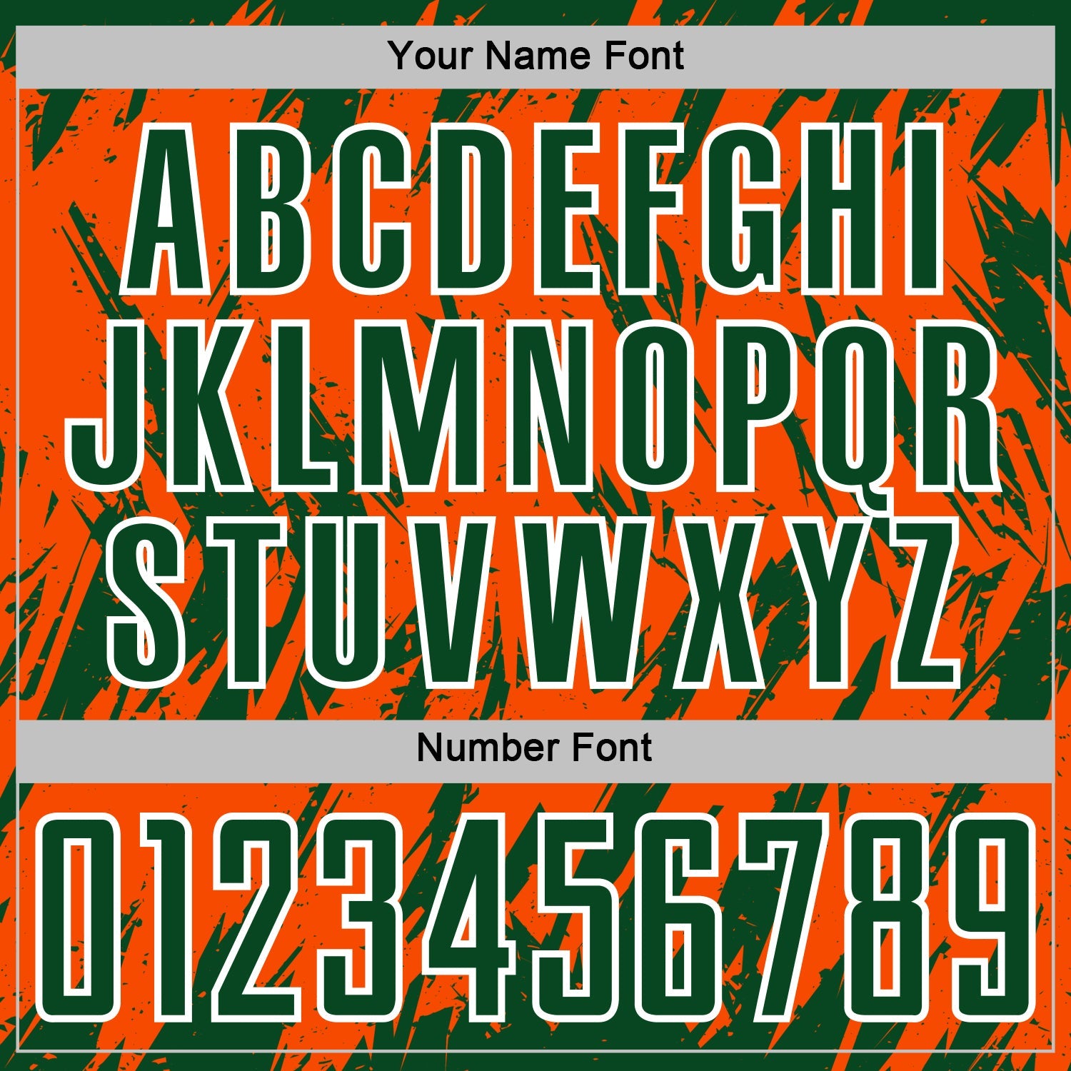 Custom Orange Green-White Splatter Torn Sharp Brush Stroke Sublimation Soccer Uniform Jersey view 6