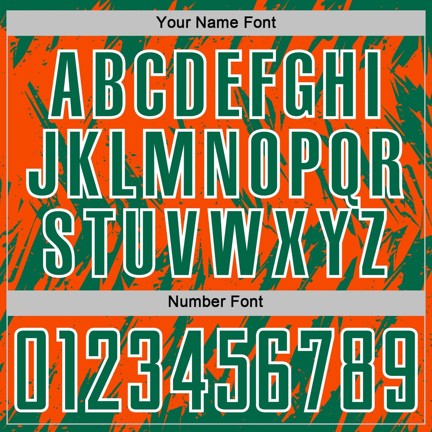 Custom Orange Kelly Green-White Splatter Torn Sharp Brush Stroke Sublimation Soccer Uniform Jersey view 6
