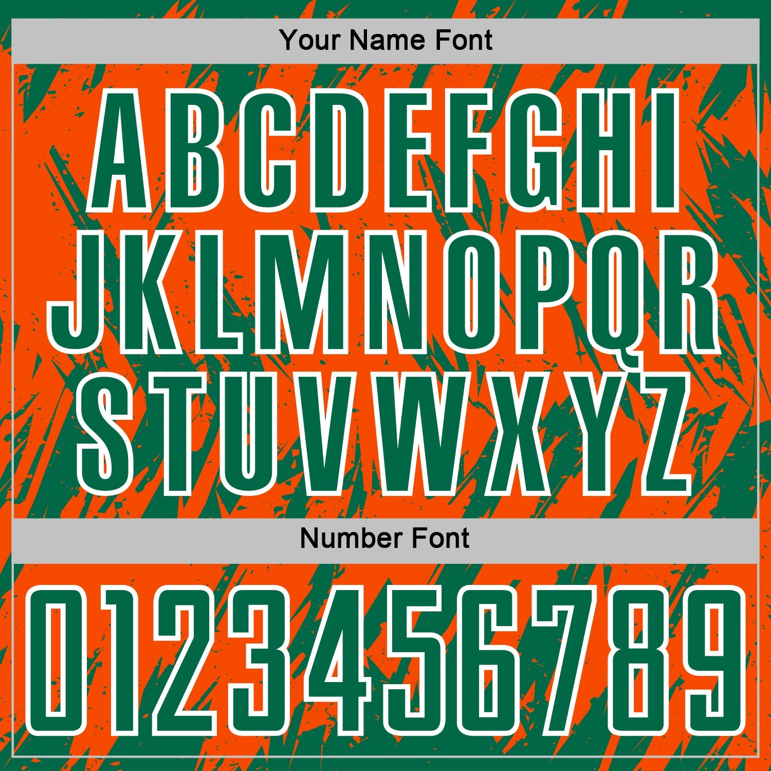 Custom Orange Kelly Green-White Splatter Torn Sharp Brush Stroke Sublimation Soccer Uniform Jersey view 6