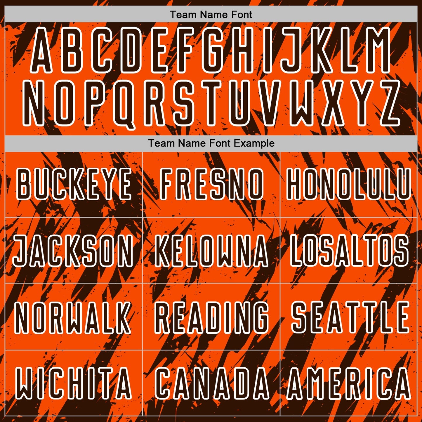 Custom Orange Brown-White Splatter Torn Sharp Brush Stroke Sublimation Soccer Uniform Jersey view 5