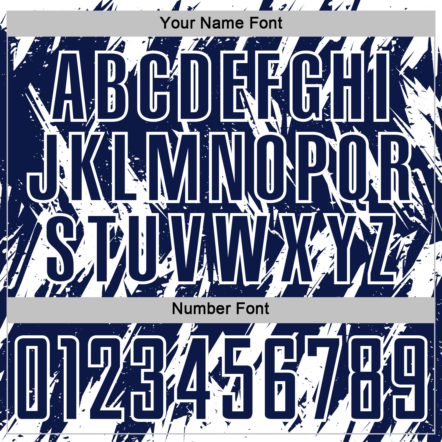 Custom Navy-White Splatter Torn Sharp Brush Stroke Sublimation Soccer Uniform Jersey view 6