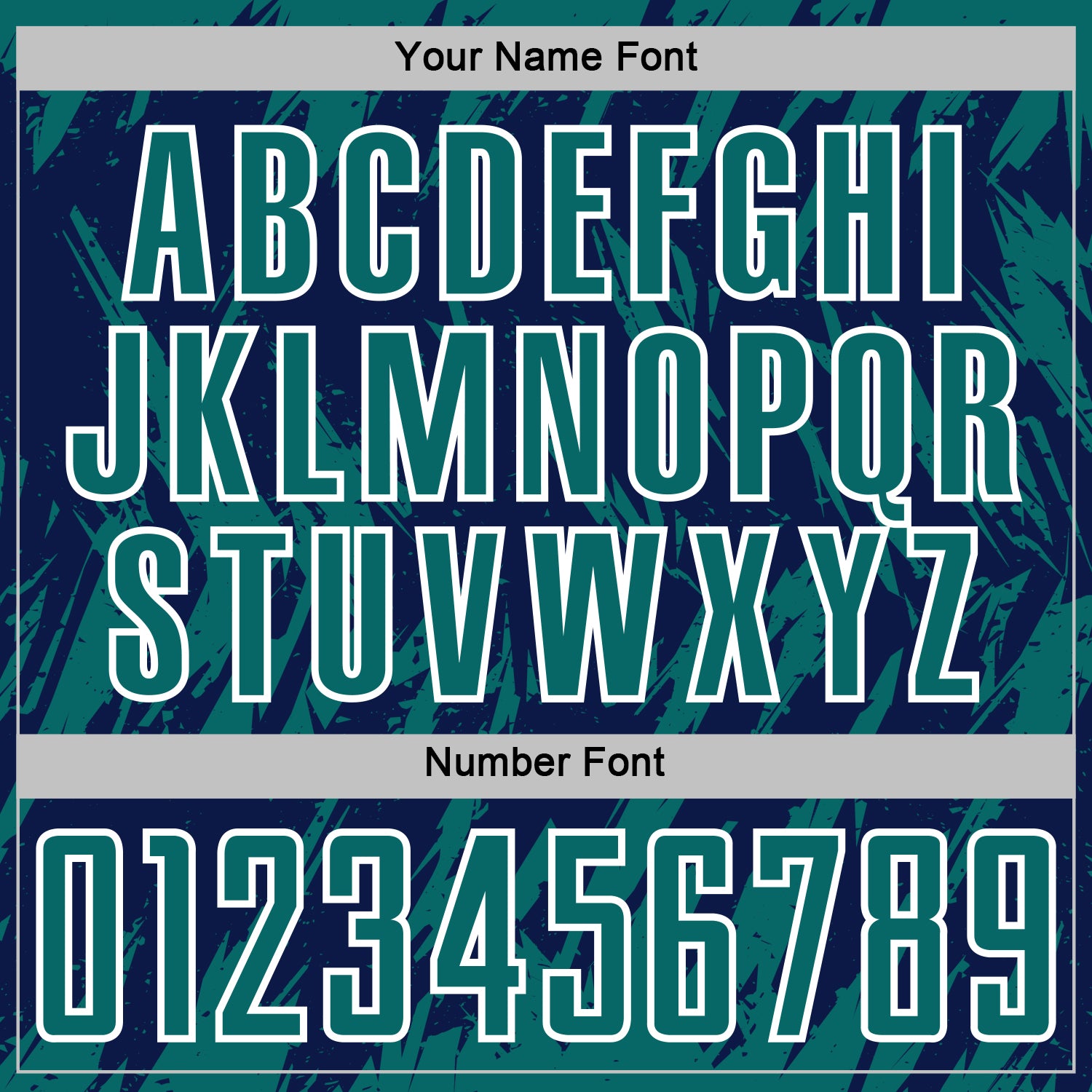 Custom Navy Teal-White Splatter Torn Sharp Brush Stroke Sublimation Soccer Uniform Jersey view 6
