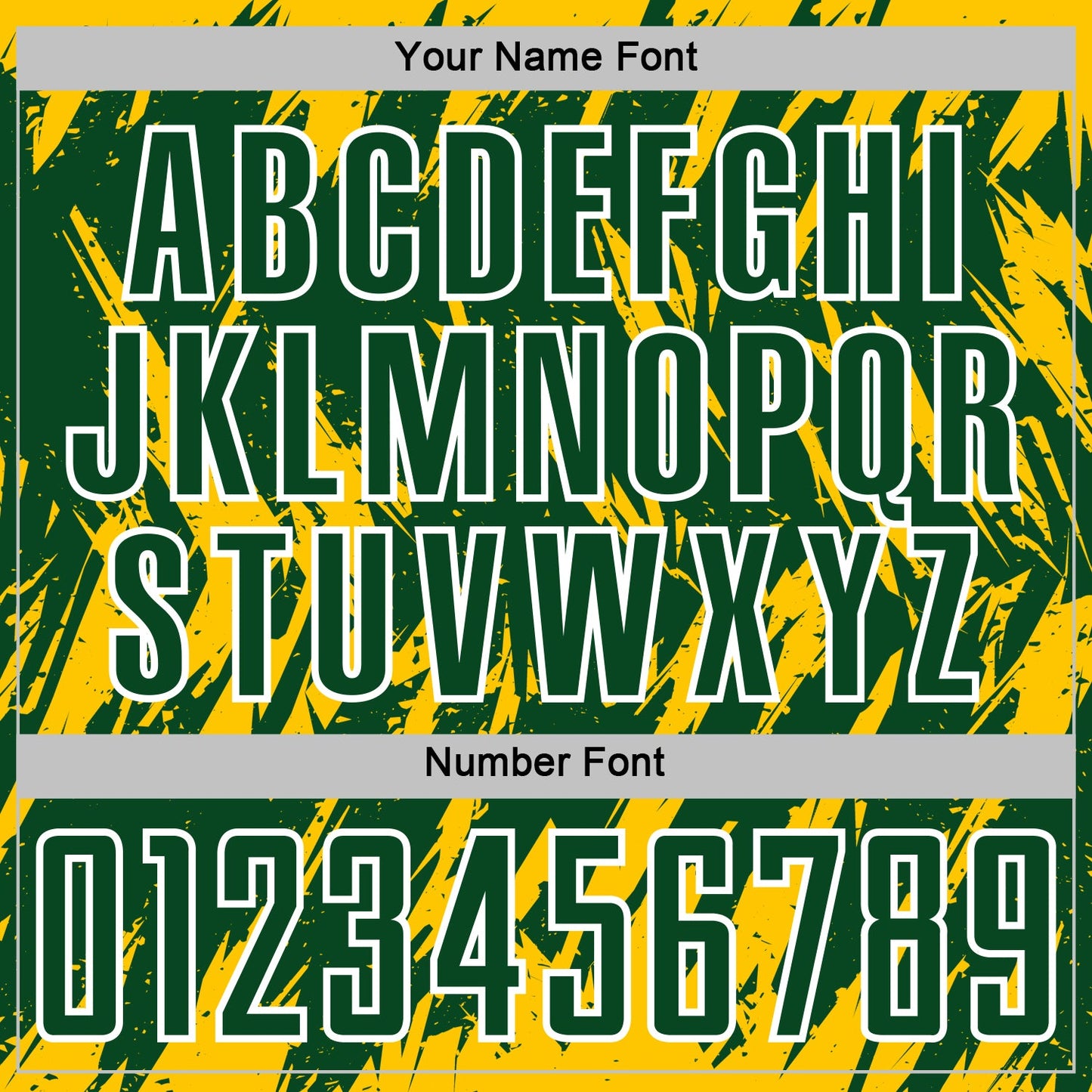 Custom Green Yellow-White Splatter Torn Sharp Brush Stroke Sublimation Soccer Uniform Jersey view 6