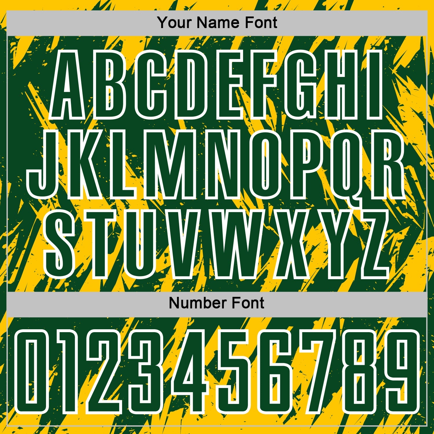 Custom Green Yellow-White Splatter Torn Sharp Brush Stroke Sublimation Soccer Uniform Jersey view 6