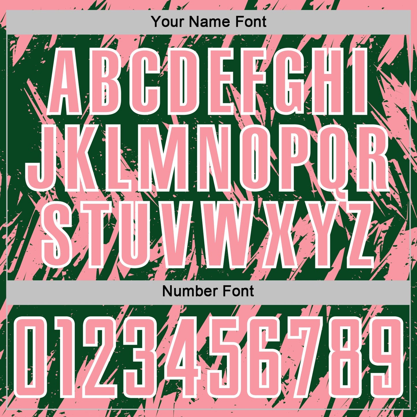 Custom Green Medium Pink-White Splatter Torn Sharp Brush Stroke Sublimation Soccer Uniform Jersey view 6