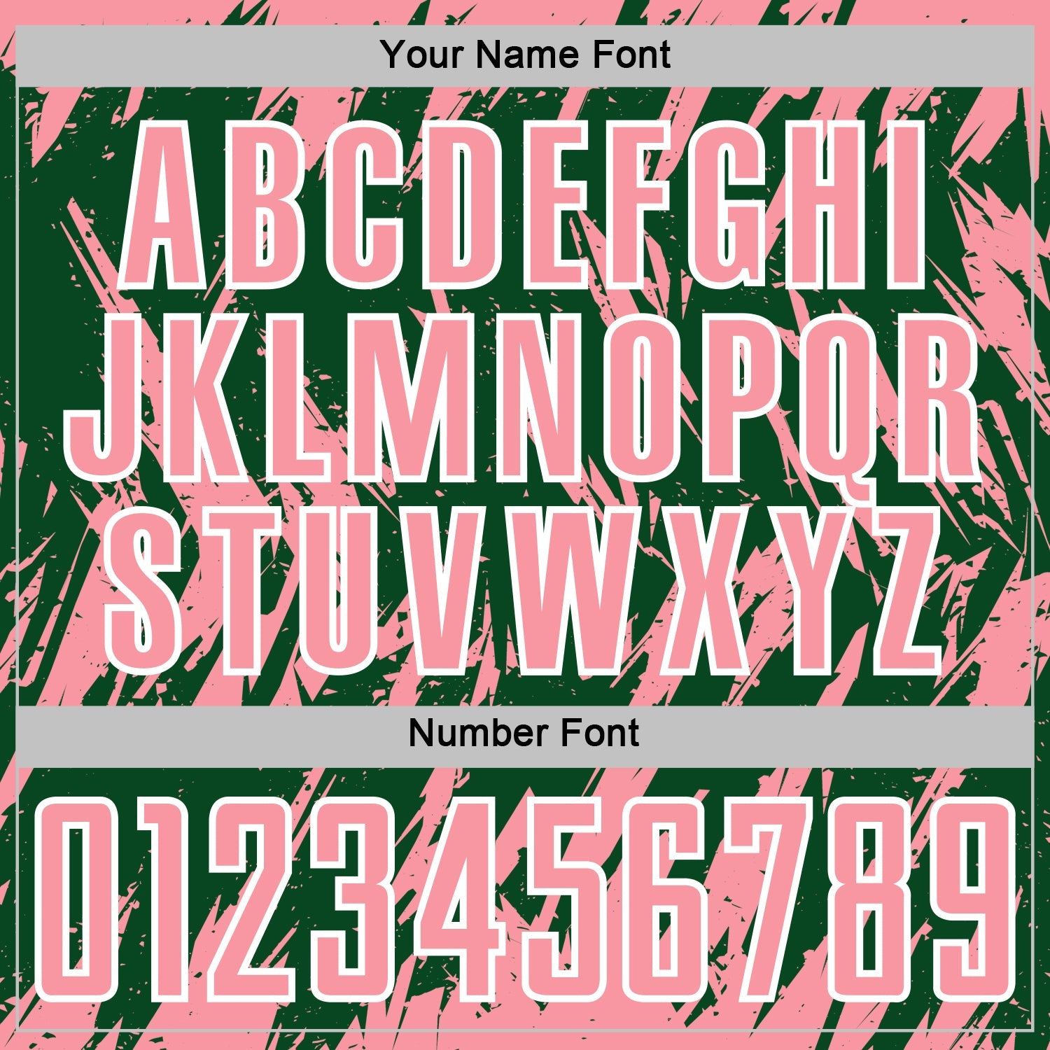 Custom Green Medium Pink-White Splatter Torn Sharp Brush Stroke Sublimation Soccer Uniform Jersey view 6