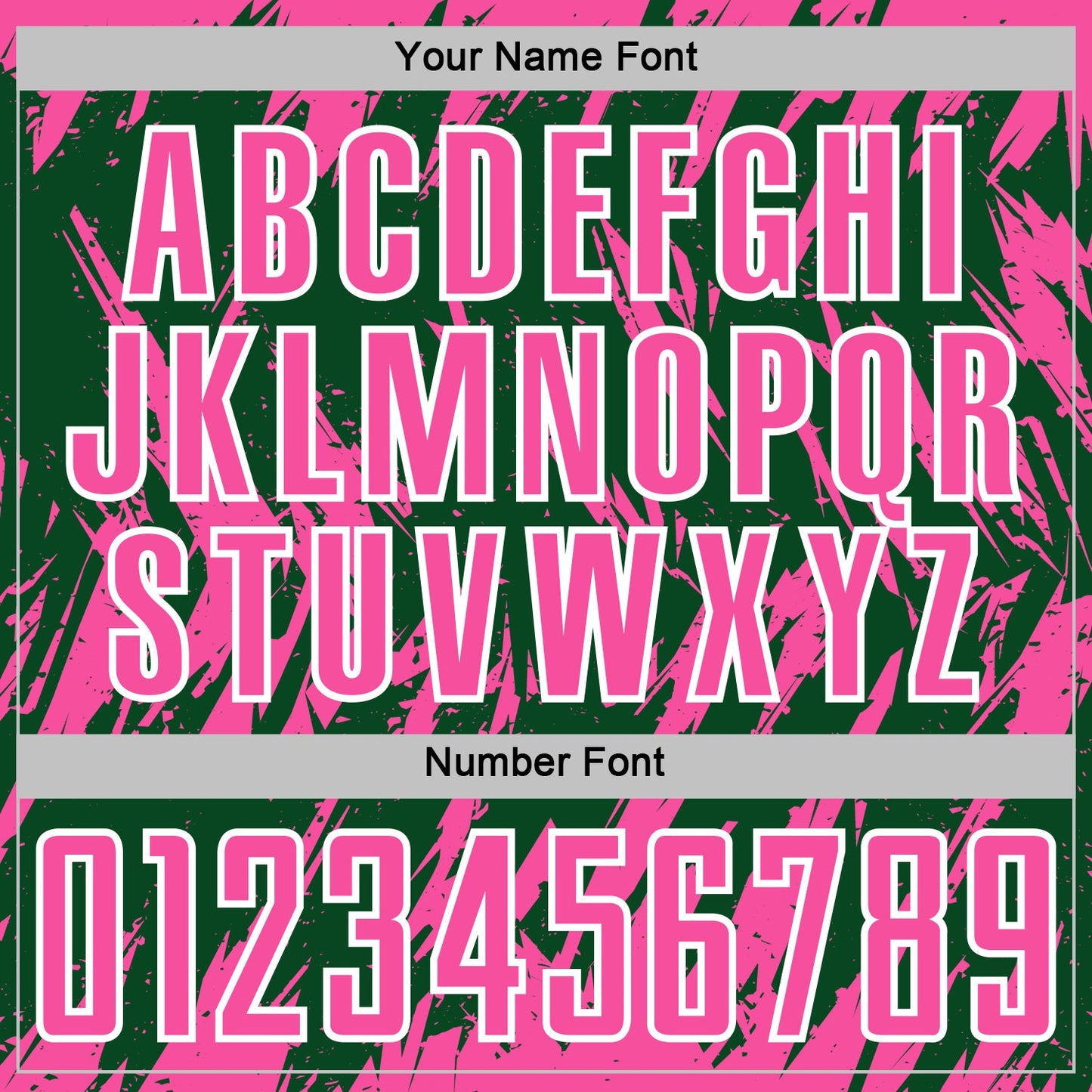 Custom Green Pink-White Splatter Torn Sharp Brush Stroke Sublimation Soccer Uniform Jersey view 6