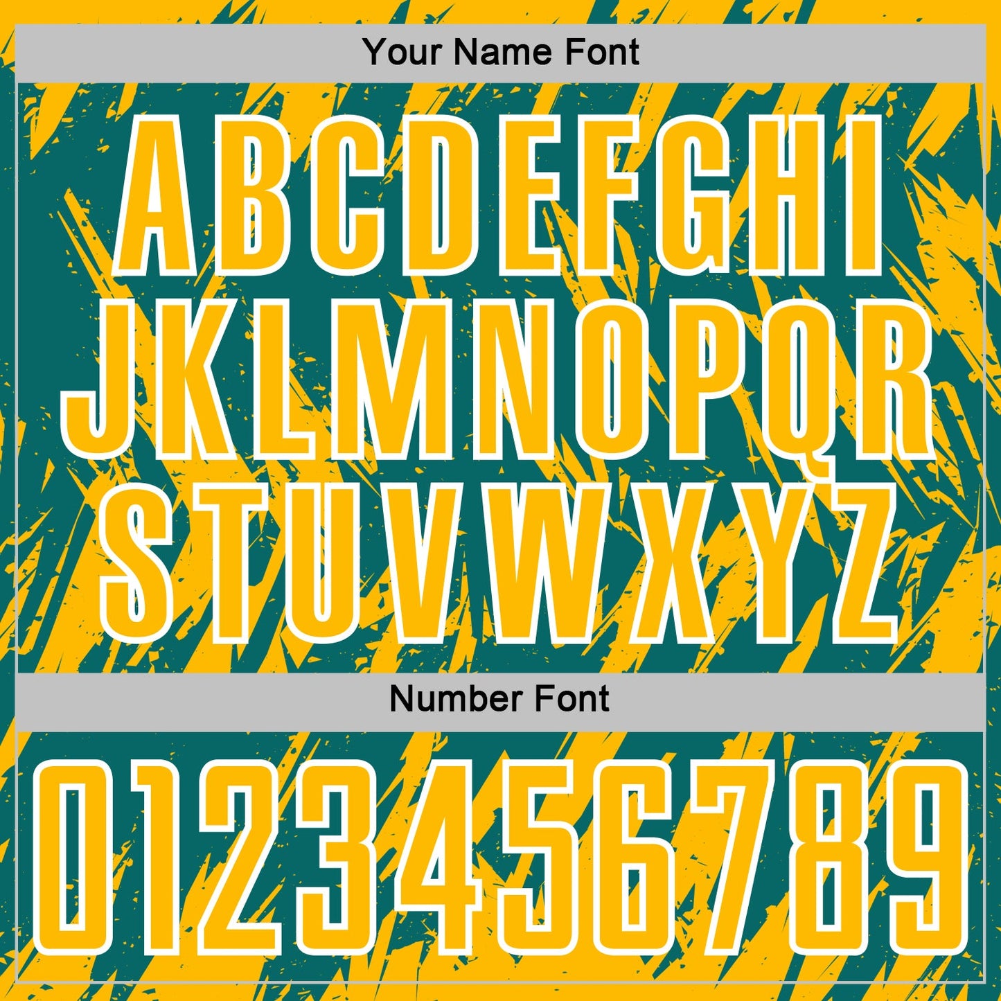 Custom Teal Gold-White Splatter Torn Sharp Brush Stroke Sublimation Soccer Uniform Jersey view 6