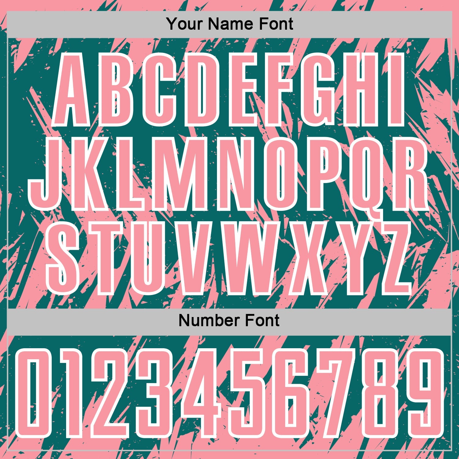 Custom Teal Medium Pink-White Splatter Torn Sharp Brush Stroke Sublimation Soccer Uniform Jersey view 6