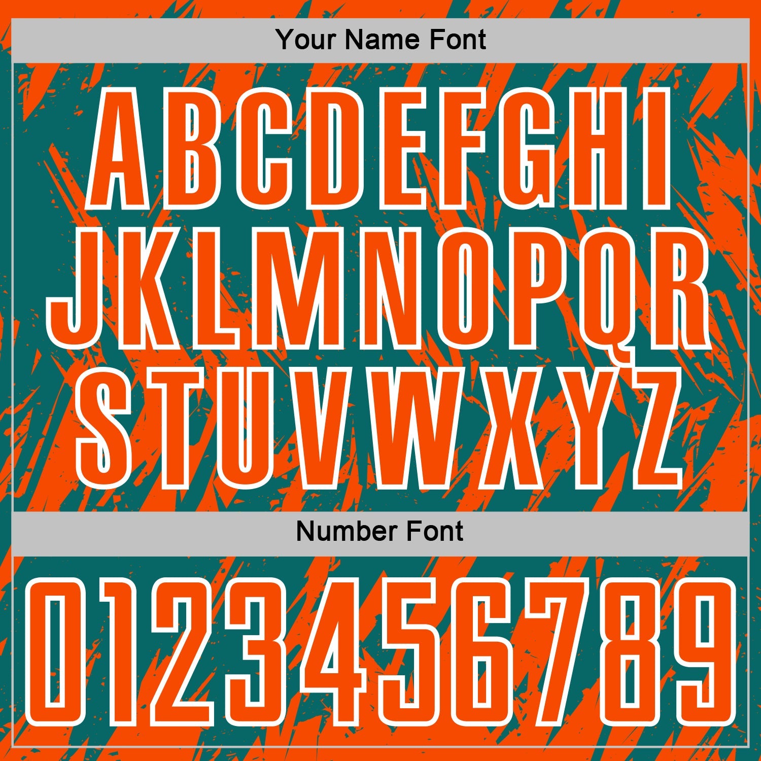 Custom Teal Orange-White Splatter Torn Sharp Brush Stroke Sublimation Soccer Uniform Jersey view 6