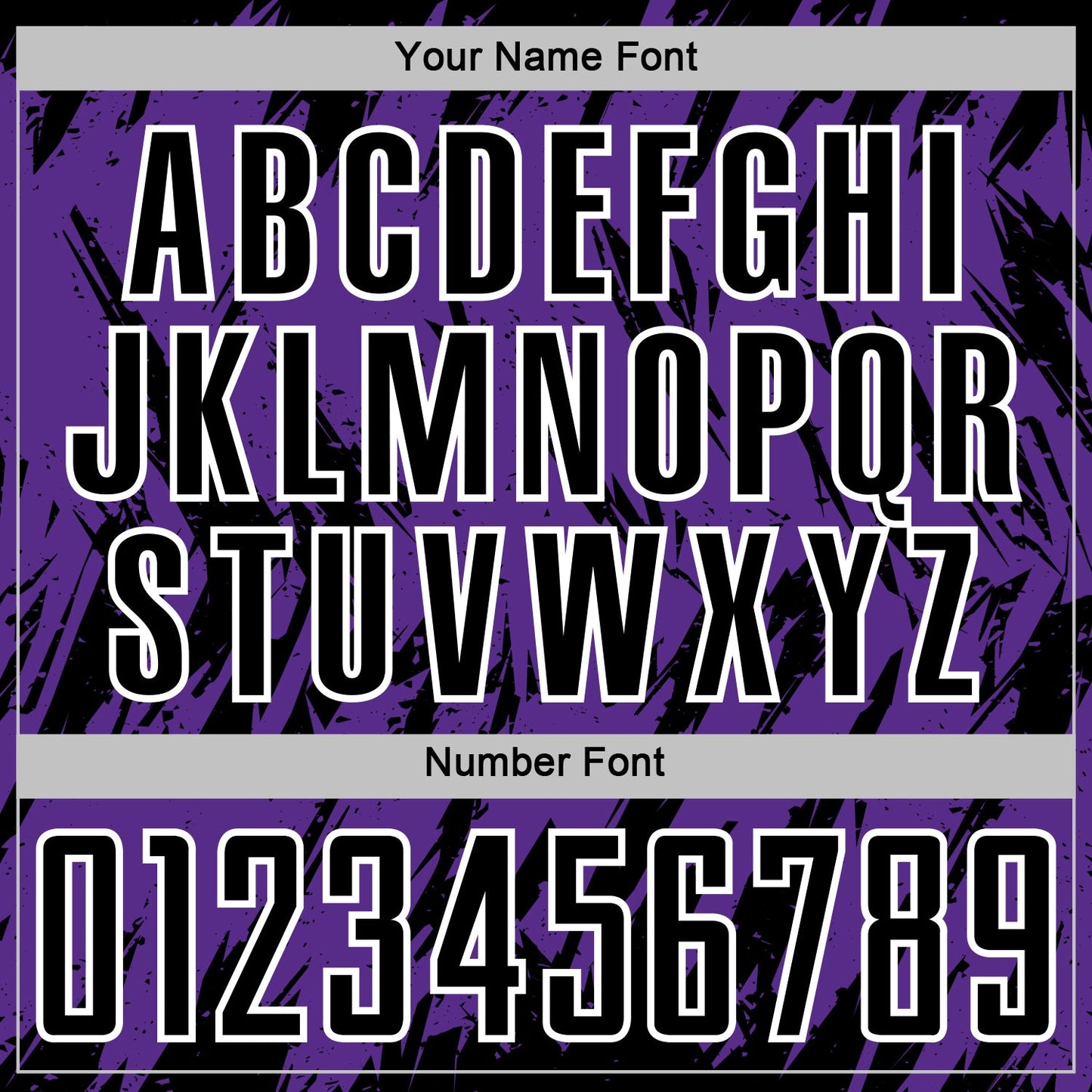 Custom Purple Black-White Splatter Torn Sharp Brush Stroke Sublimation Soccer Uniform Jersey view 6