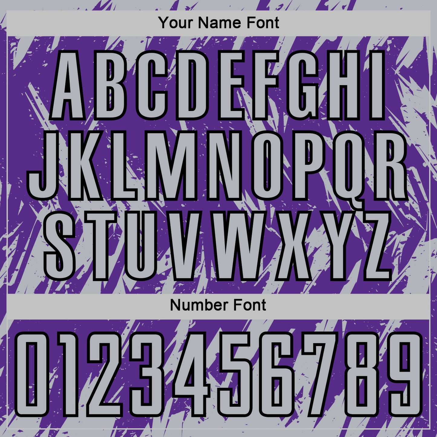 Custom Purple Gray-Black Splatter Torn Sharp Brush Stroke Sublimation Soccer Uniform Jersey view 6