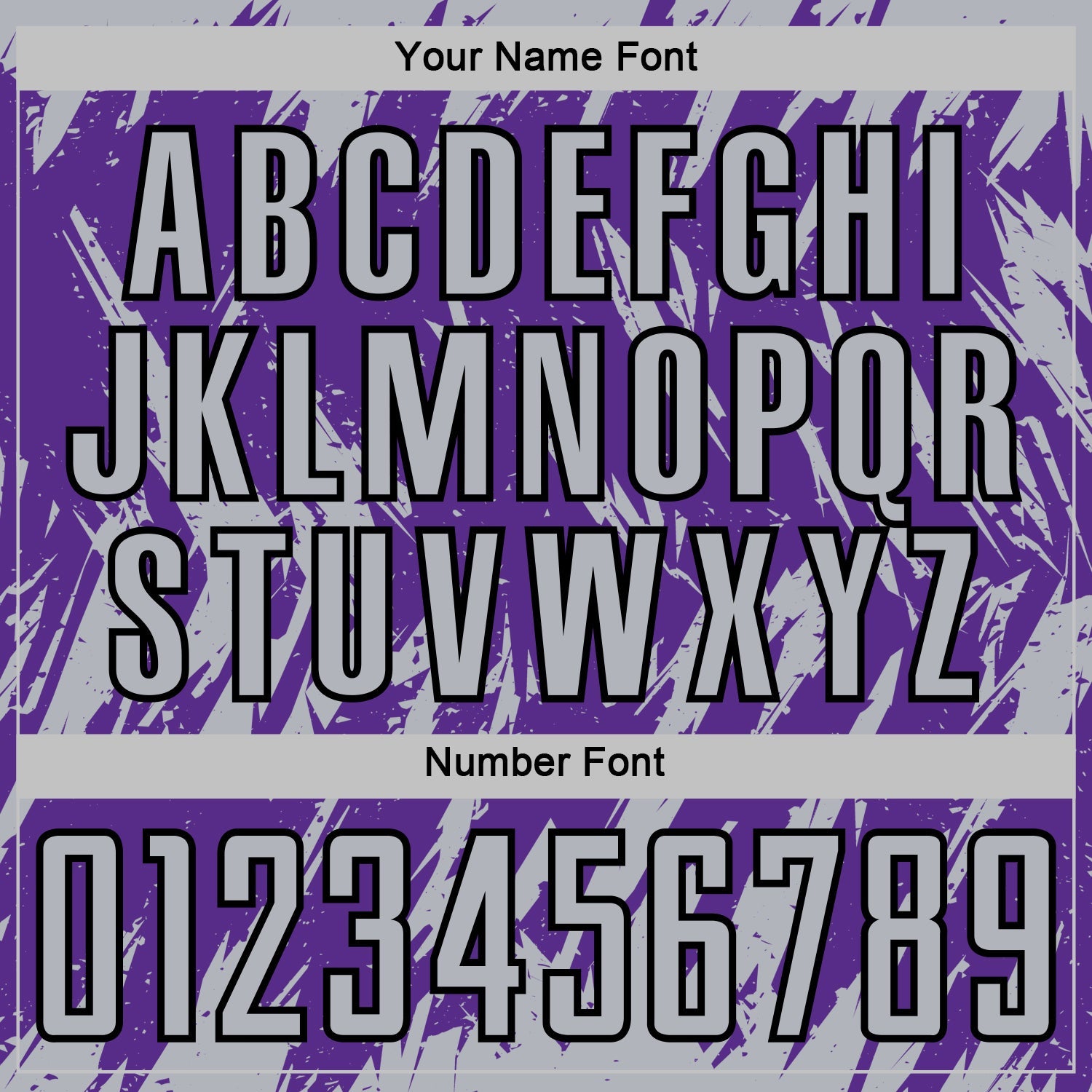 Custom Purple Gray-Black Splatter Torn Sharp Brush Stroke Sublimation Soccer Uniform Jersey view 6