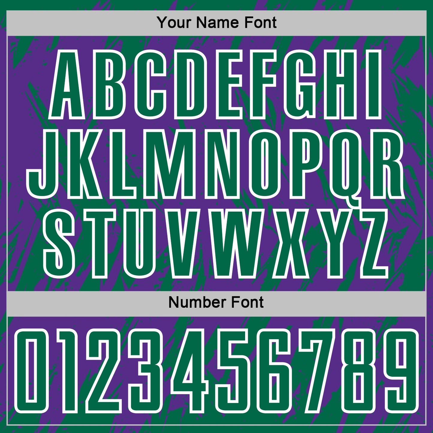 Custom Purple Kelly Green-White Splatter Torn Sharp Brush Stroke Sublimation Soccer Uniform Jersey view 6