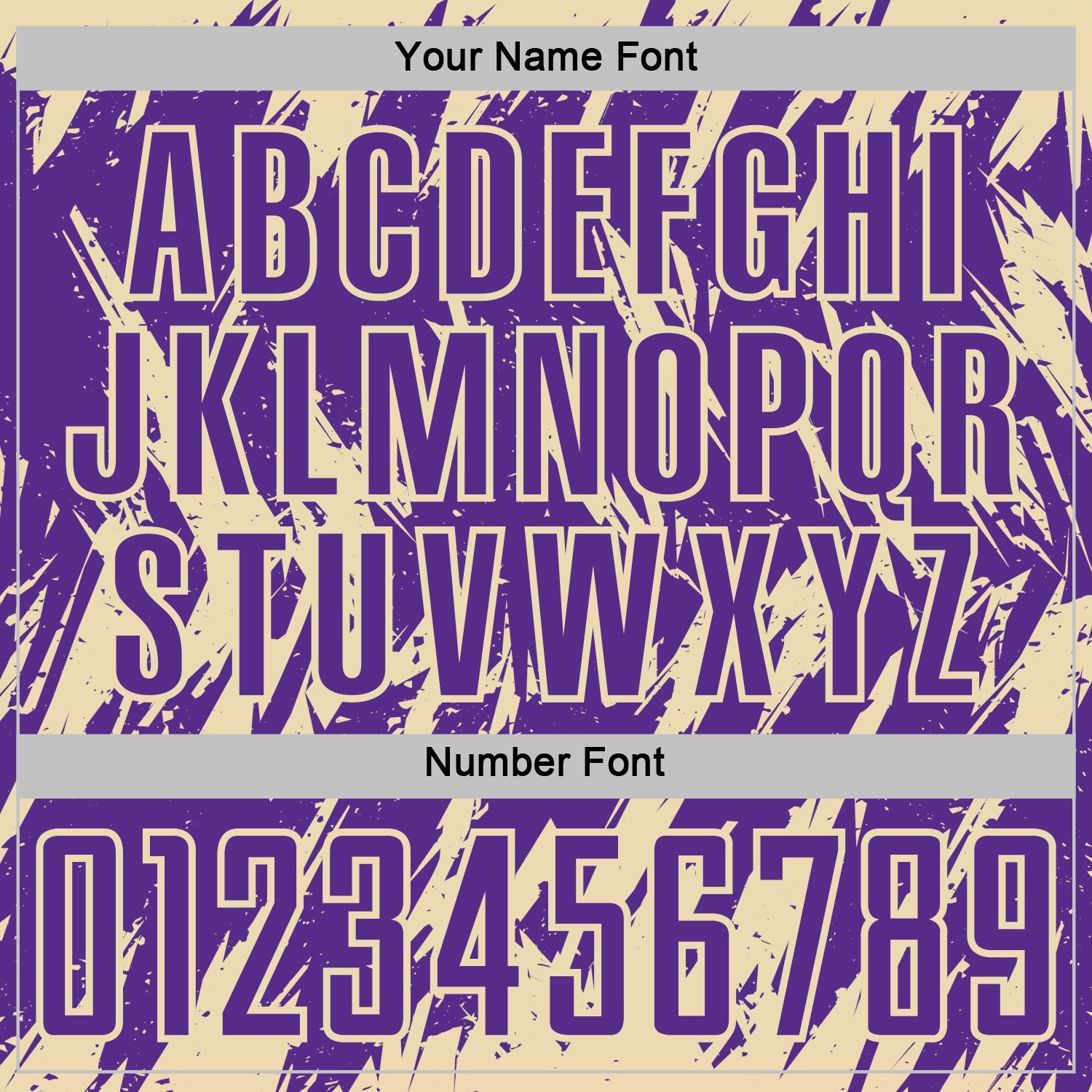 Custom Purple-Cream Splatter Torn Sharp Brush Stroke Sublimation Soccer Uniform Jersey view 6