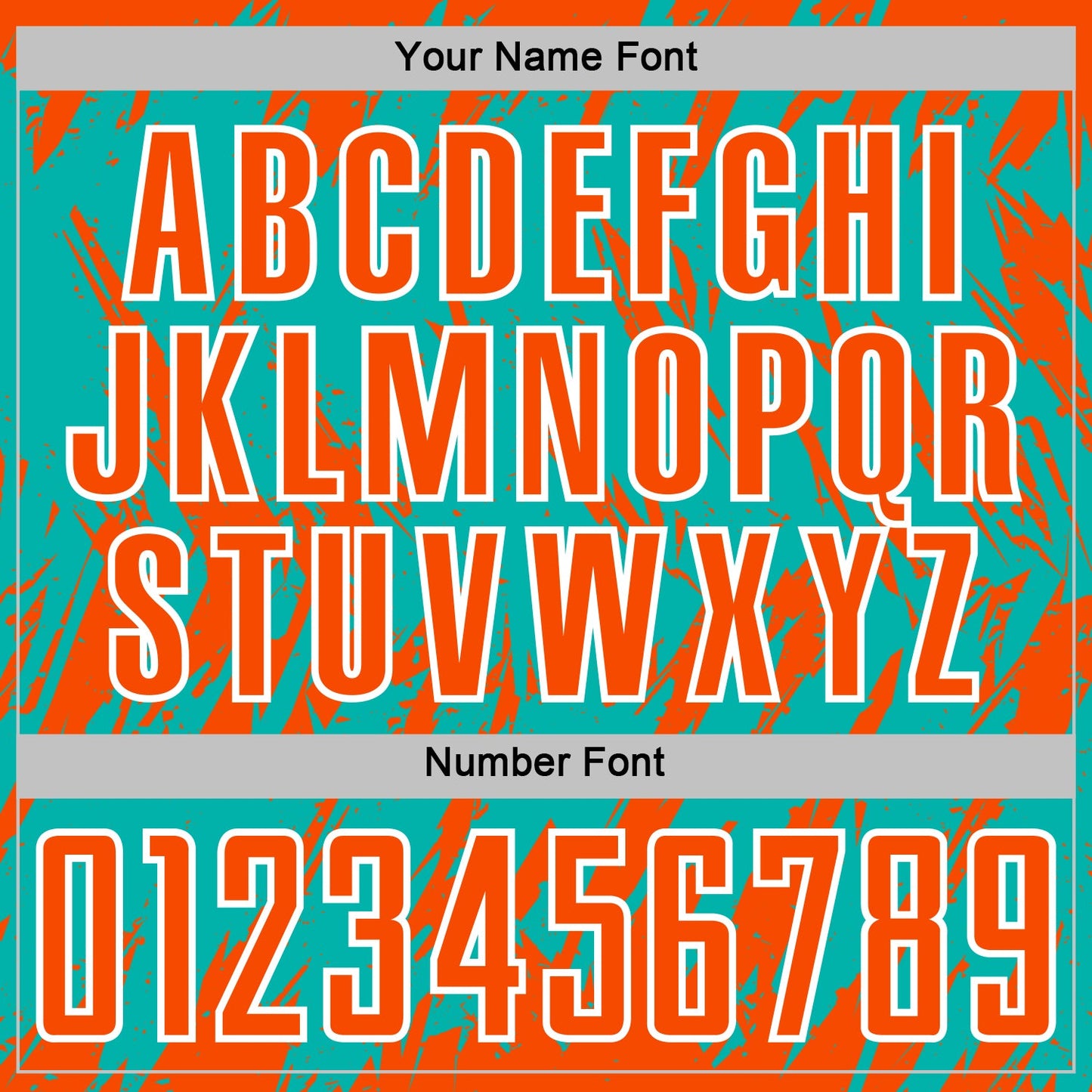 Custom Aqua Orange-White Splatter Torn Sharp Brush Stroke Sublimation Soccer Uniform Jersey view 6