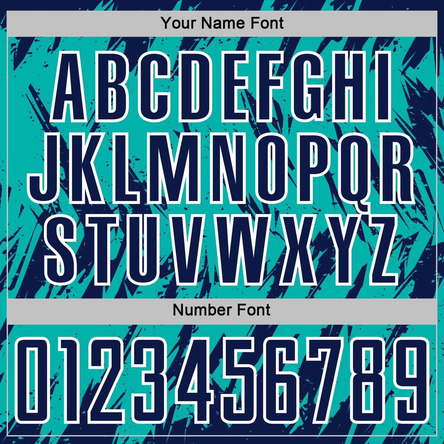 Custom Aqua Navy-White Splatter Torn Sharp Brush Stroke Sublimation Soccer Uniform Jersey view 6