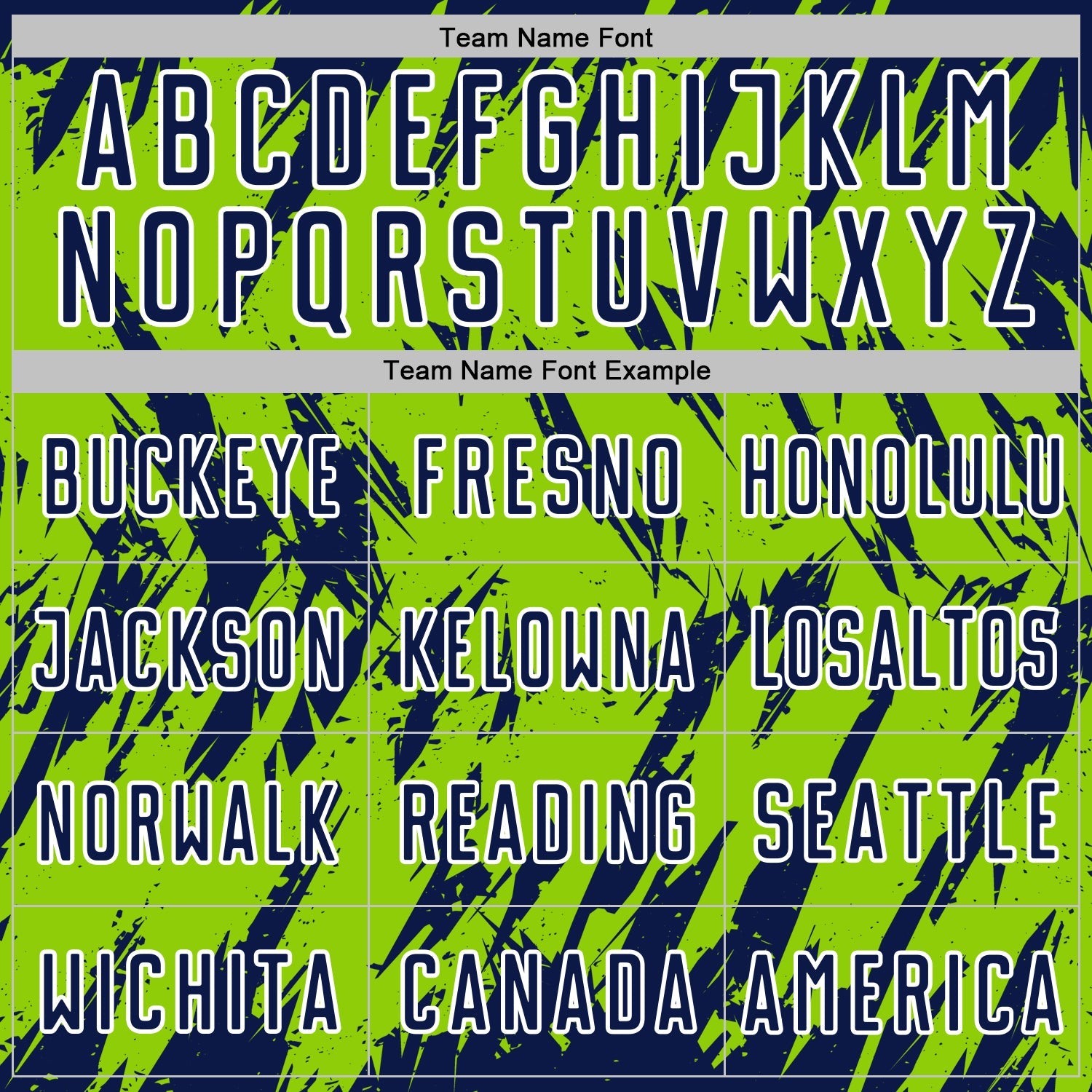 Custom Neon Green Navy-White Splatter Torn Sharp Brush Stroke Sublimation Soccer Uniform Jersey view 5