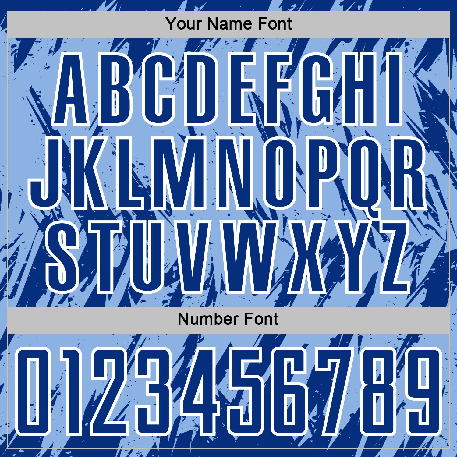 Custom Light Blue Royal-White Splatter Torn Sharp Brush Stroke Sublimation Soccer Uniform Jersey view 6