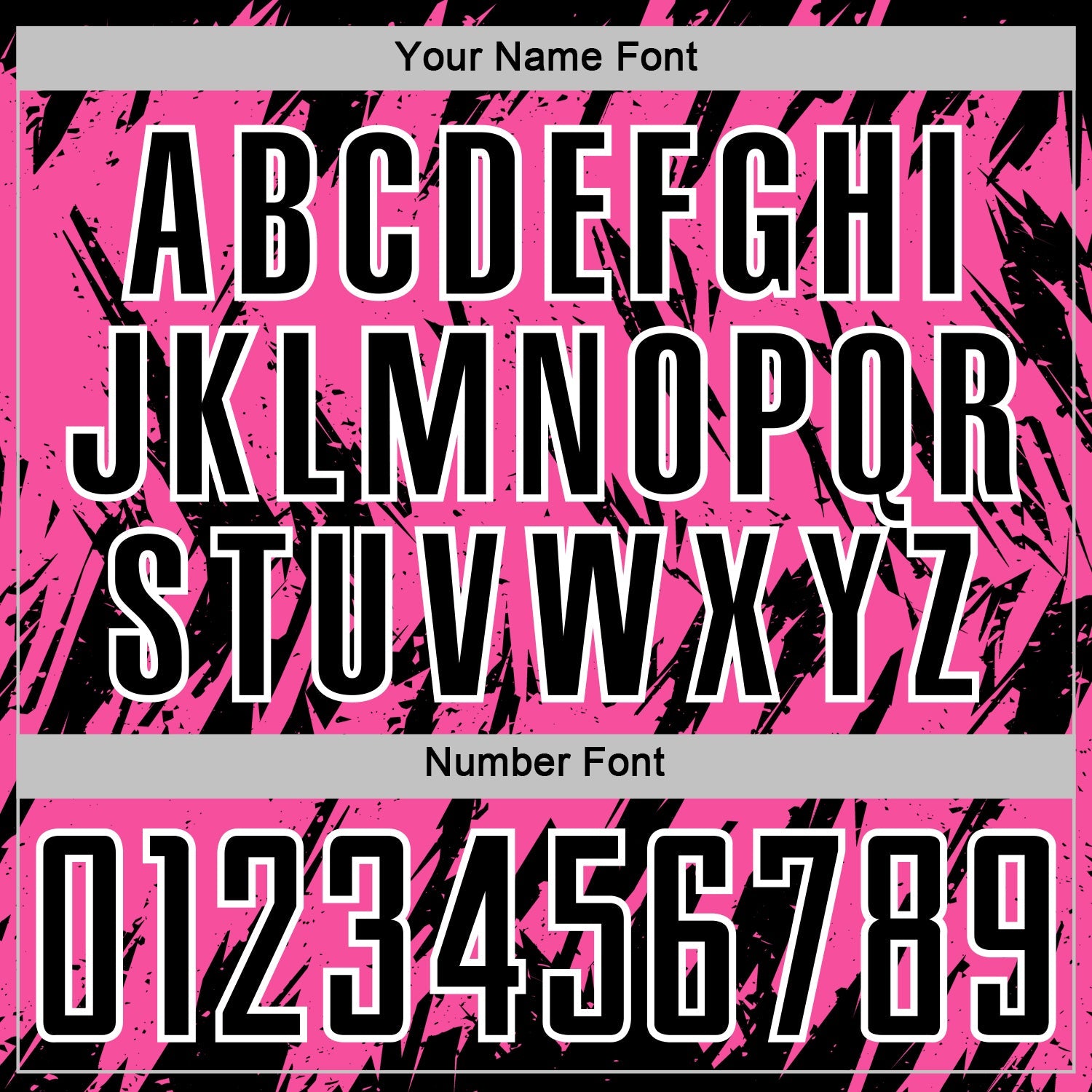 Custom Pink Black-White Splatter Torn Sharp Brush Stroke Sublimation Soccer Uniform Jersey view 6