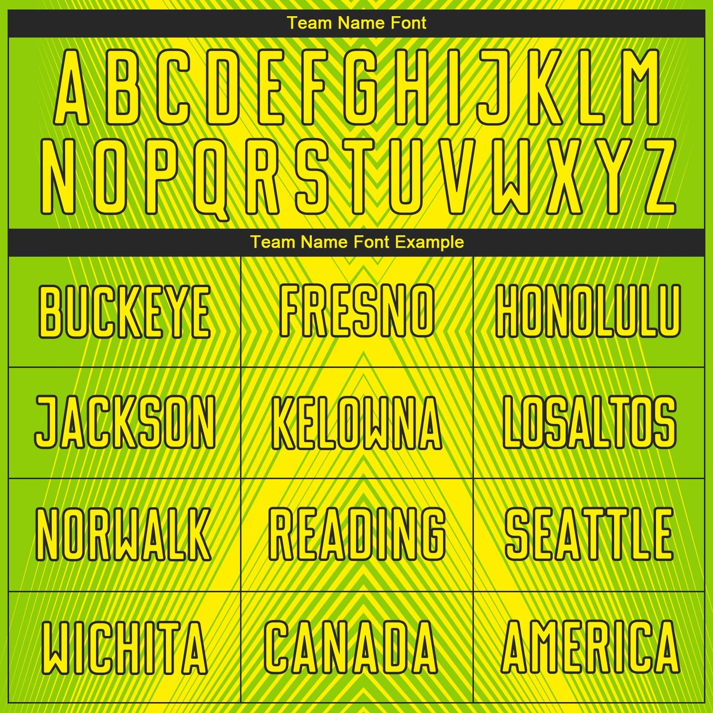 Custom Neon Green Light Yellow-Black Brasil Geometric Chevron Sublimation Soccer Uniform Jersey view 5