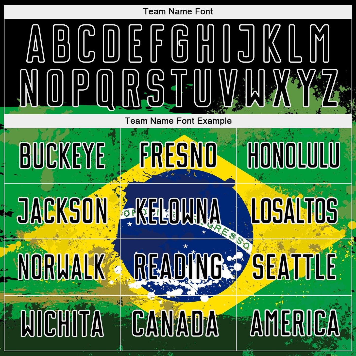 Custom Black Green Yellow-Blue Brazil Flag Sublimation Soccer Uniform Jersey view 5