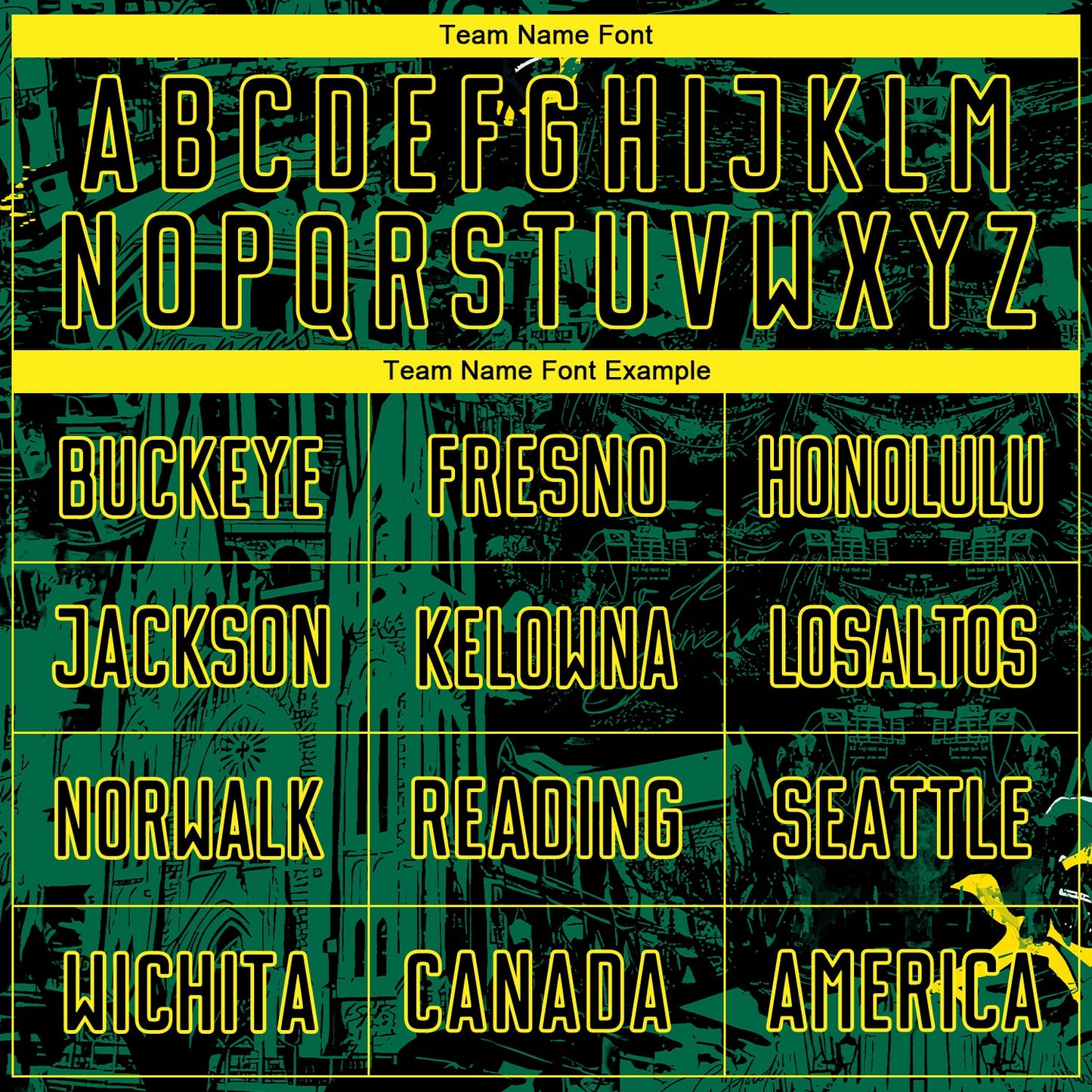 Custom Black Kelly Green-Light Yellow Brasil Cityscape Splatter Sublimation Soccer Uniform Jersey view 5