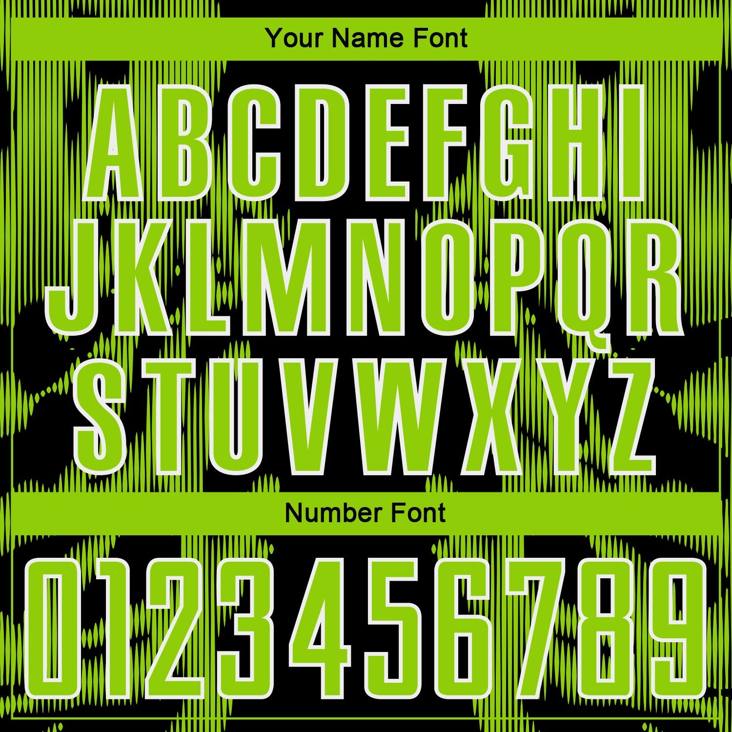 Custom Black Neon Green-White Brasil Digital Lines Sublimation Soccer Uniform Jersey view 6