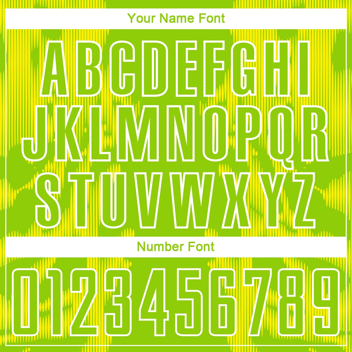 Custom Neon Green Light Yellow-White Brasil Digital Lines Sublimation Soccer Uniform Jersey view 6