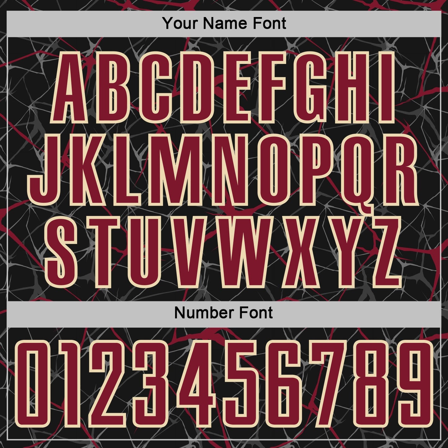 Custom Black Crimson-Cream Abstract Network Crackle Sublimation Soccer Uniform Jersey view 6