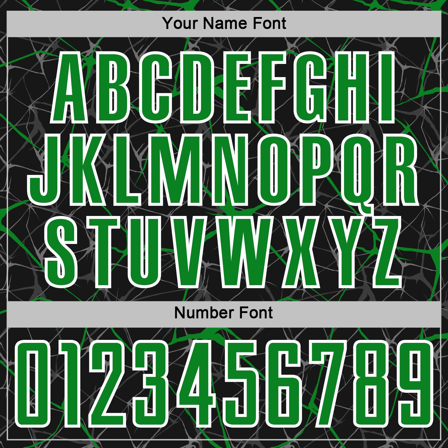 Custom Black Grass Green-White Abstract Network Crackle Sublimation Soccer Uniform Jersey view 6