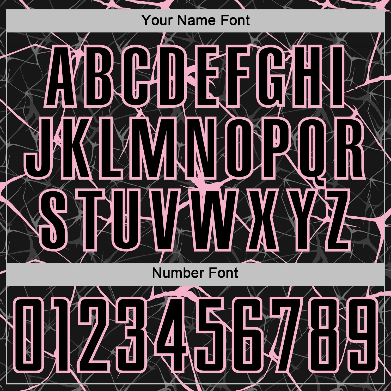 Custom Black-Light Pink Abstract Network Crackle Sublimation Soccer Uniform Jersey view 6