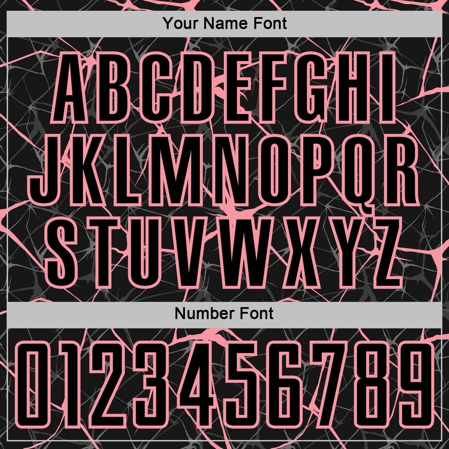 Custom Black-Medium Pink Abstract Network Crackle Sublimation Soccer Uniform Jersey view 6