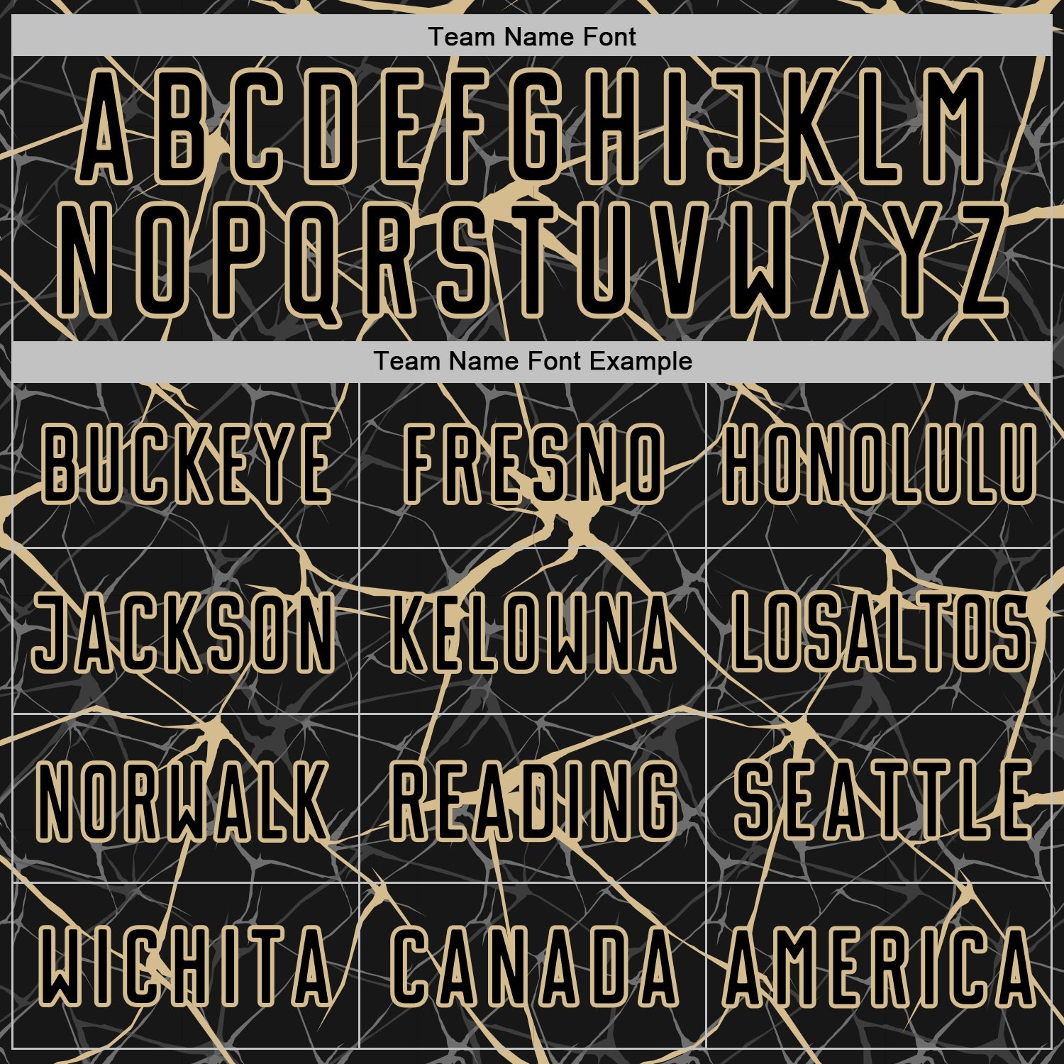 Custom Black-Vegas Gold Abstract Network Crackle Sublimation Soccer Uniform Jersey view 5