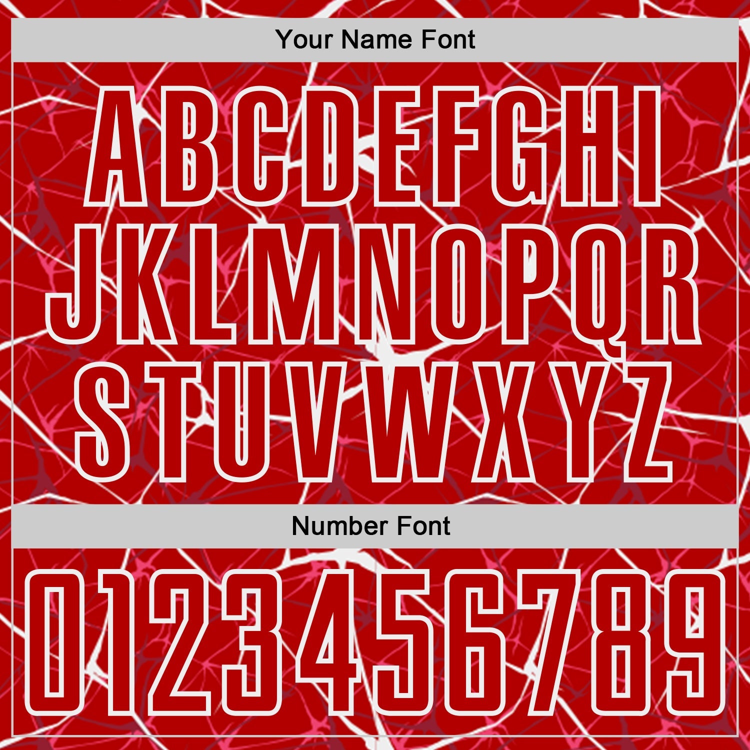 Custom Red-White Abstract Network Crackle Sublimation Soccer Uniform Jersey view 6